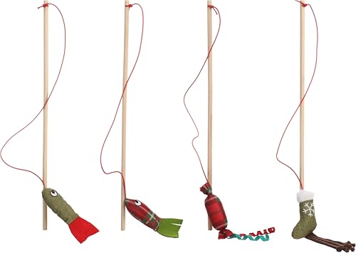 Flamingo giochi per gatti – canna da gioco per gatti