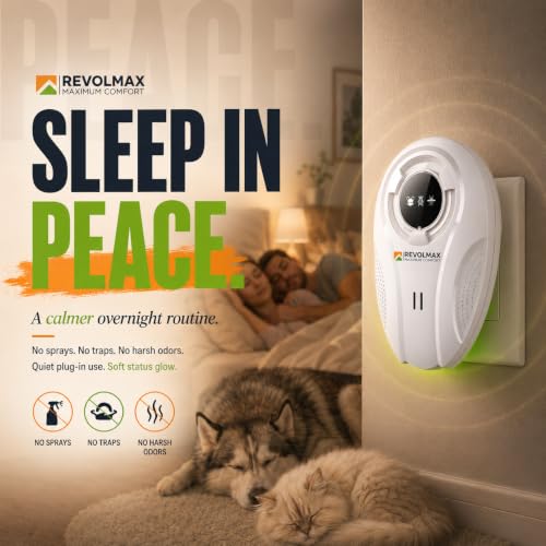 Image of ZRM-27 Ultrasonic Pest Repeller - Indoor Plug-in Ultrasonic Device for Mice, Rats, Squirrels, Roaches, Ants, Spiders, Fleas, Bed Bugs and Other Common Pests - Eco-Friendly, (6 Pack)