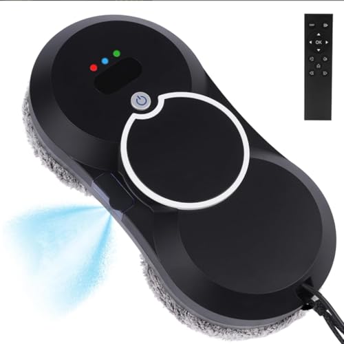 Ztbgy Robot De Limpieza De Ventanas, Máquina De Aspiradora Inteligente Con Pulverización De Agua Automática, Succión Fuerte, Robot De Control Remoto Para Ventanas Interiores Exteriores Azulejos Puerta Ztbgy Robot De Limpieza De Ventanas, Máquina De Aspiradora Inteligente Con Pulverización De Agua Automática, Succión Fuerte, Robot De Control Remoto Para Ventanas Interiores Exteriores Azulejos Puerta