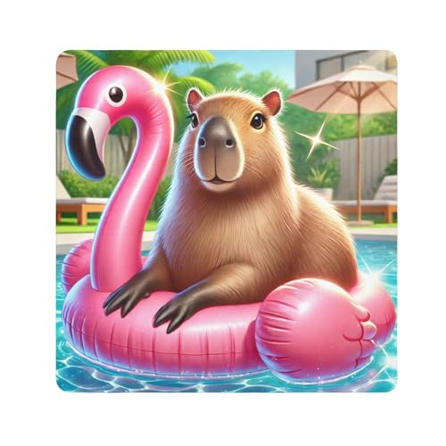 Joko Ivery Capybara Flamingo Summer Self-adhesive Cloth 17.7