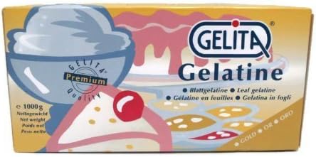 Gelita Gold Strength Leaf Gelatin - 500 Sheets/2.2 Pounds by Gelita