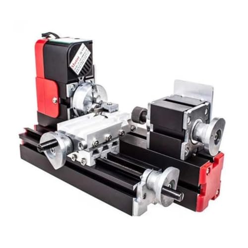 DIY Tool Big Power Mini Metall Drehmaschine, 24 W 20000 U/min Motor, ein Set Miniatur-Metall-Multifunktionsmaschine für Fabrik