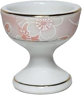 仏飯器 仏器 仏具 国産 美濃焼 桜 (ピンク)