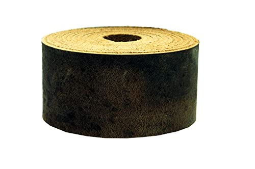 Genuine Leather Strap For Crafts, 1.8-2.0 Mm Thick (4-5 Oz) Green Leather Strips Ideal For Diy Belts, Crafting, Bracelets, Jewelry, Key Chains & More (Distressed Green, 1 1/2" Wide 70-72" Long) #TOP12