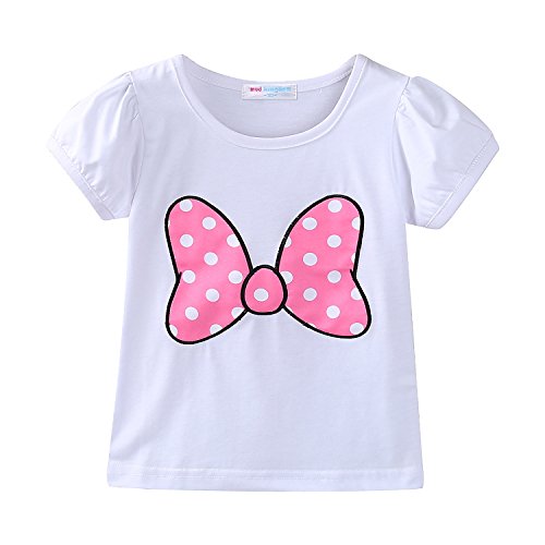 Image of Mud Kingdom Girls Outfits Cute Cartoon Polka Dots Summer Holiday Clothes Sets