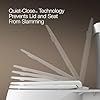 KOHLER 10349-0 PureWarmth Heated Elongated Toilet Seat, Soft Close Toilet Seat, Quiet-Close, Slow Close, Night Light, White