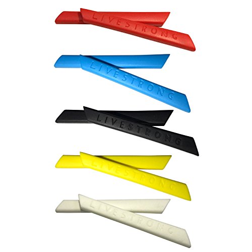 HKUCO Red/Blue/Black/Yellow/White Replacement Silicone Leg Set For Split Jacket Sunglasses Earsocks Rubber Kit