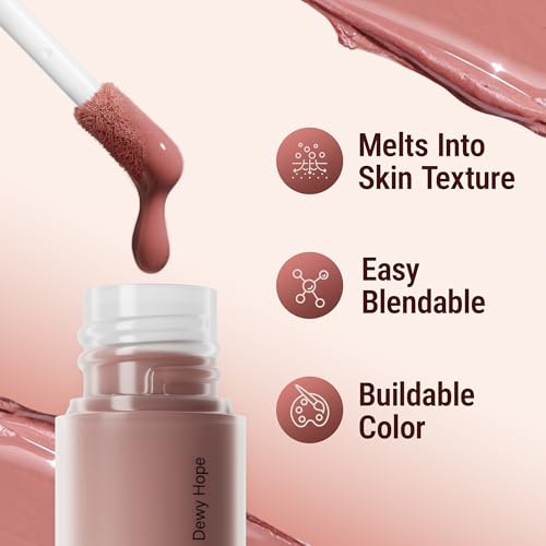 Exmiloo Liquid Blush for Cheeks - Dewy Glow Liquid Color - Lightweight — view 3