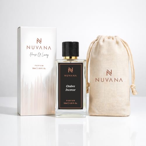 Image of Ombre Incense Perfume 50ml for Men & Women | Luxury Dark Woody Amber Oud Fragrance | Long Lasting Premium Perfume Spray | Smoky Incense Scent for Evenings, Date Nights & Special Occasions