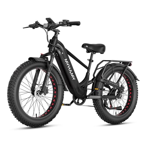 MEELOD Off-Road Electric Bike for Adults, 26"x4.0" Fat Tire Ebike