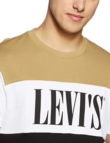 Image of Levi's Men's Colour Block Crew Neck T-Shirt
