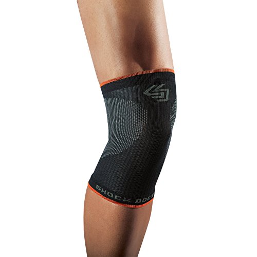 Shock Doctor SVR Compression Knee Sleeve Support for Running, Jogging, Sports, Joint Pain Relief, Arthritis and Injury Recovery, Single Sleeve