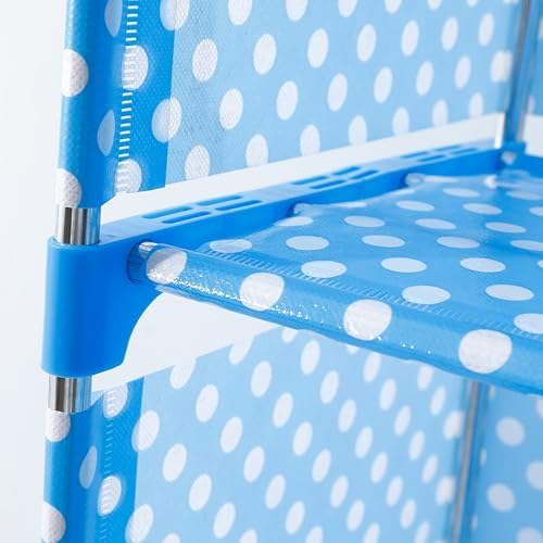 Image of Kuber Industries (Pack of 4) 8 Layer Book Rack | Book Cabinet Shelves for Bedroom Office Living Room | Storage Shelve for Books Storage Organizer | Adjustable Shelf Rack | SJ04G | Grey
