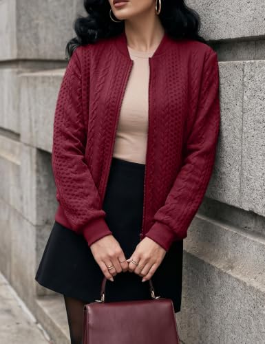 Image of Zip Up Sweatshirts for Women Casual Outfits Cardigan Outerwear Trendy Winter Jackets Coat
