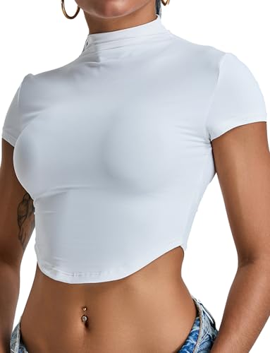 T-Shirt d'entraînement à col haut Panegy pour éviter les frottements