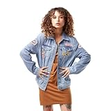  Vondutch - Veste Jeans Femme Von Dutch Sally Used Bleu, Bleu, XS