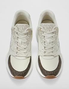 Michael Kors Tênis feminino Zuma, Marrom multi, 36 | Amazon.com.br