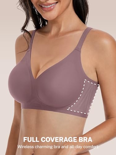 Image of habibee Jelly Bra for Women No Underwire Comfort Seamless Bras Push Up Wireless Bras Full Coverage Bralettes