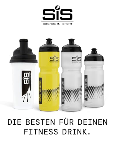 Science in Sport Trinkflasche 800ml - Mit praktischem Easy Mix System, Wasserflasche Fahrrad, Fitness, Wandern und Arbeit, Spülmaschinenfest