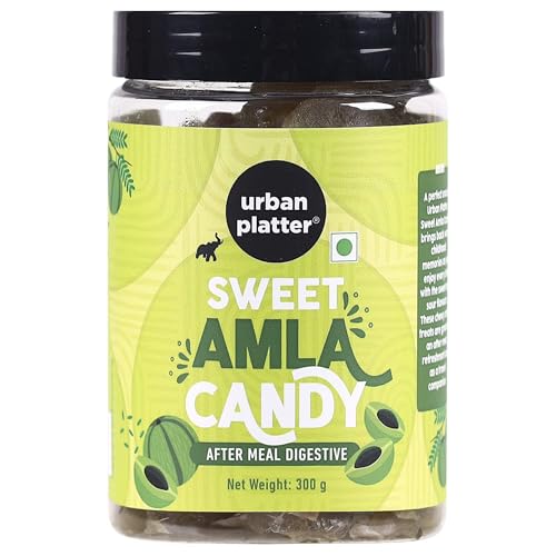 Urban Platter Sweet Amla Candy (Avla), 300g Sweet and Sour | Rich in Vit C | After Meal Digestive