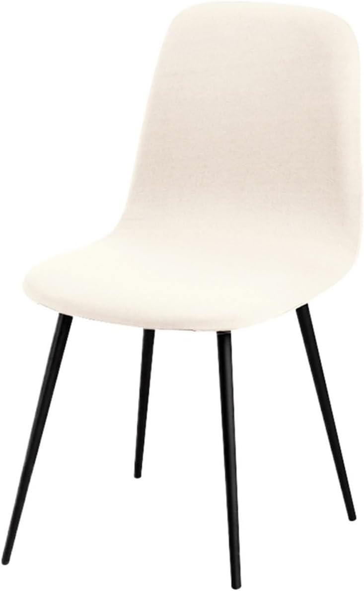 4 Pcs Waterproof Chair Covers Fabric Cover for Kitchen Chairs Soft Dining Seat for Home for Home/Restaurant(Beige)
