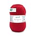 Produktbild Gründl Wolle Big Mamma uni - XXL Wolle zum Stricken - Strickgarn - Weich und hautfreundlich - 100% Polyacryl - 1 Knäuel 400 g / 1040 m - Nadelstärke 3,5-4,5 - rot