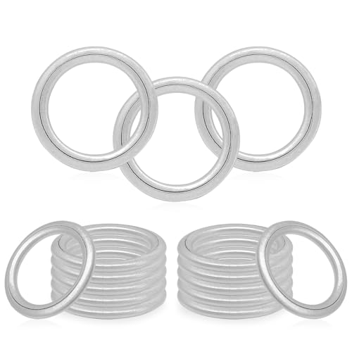 Image of 15PCS M14 Transmission Fluid and Oil Drain Plug Crush, 14mm Crush Washer Oil Drain Plug Part # PN N0138157 for Audi /Volkswagen A3 A4 S4 A5 S5 A6 S6 ALLROAD TT TTS ARTEON CC EOS GTI JETTA TAOS