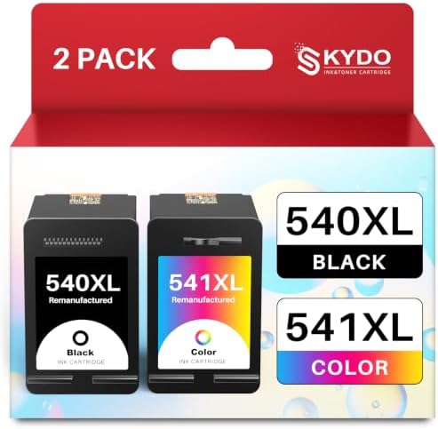 540XL 541XL PG540 CL541 Patronen Kompatibel für Canon Druckerpatronen 540 | PG-540XL CL-541XL Multipack für Canon TS5150 TS5151 TS5100 MG3650S MG3650 MG3550 MX525 MG3150 MG3250 (Sc