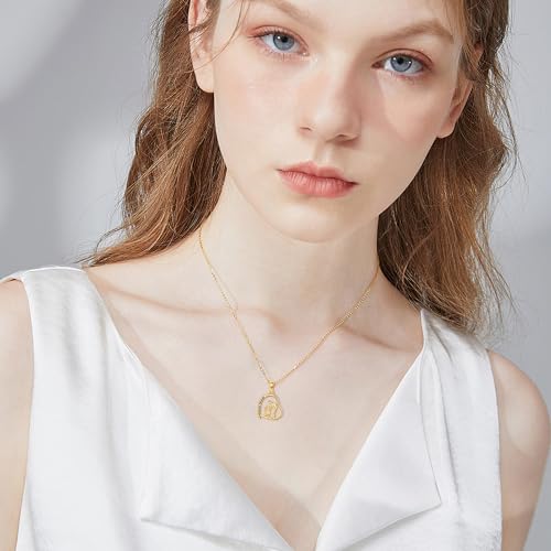 14K Gold Father Daughter Necklace For Dad Father's Day Gift From Daughter Father Jewelry Gifts For Girls Women 6