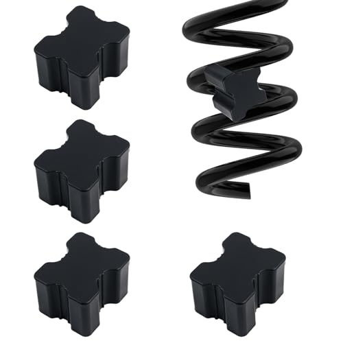 4PCS Car Coil Spring Spacers,Heavy Duty Rubber Lift Blocks for Enhancing 1