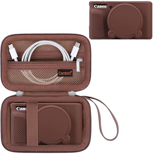 Funda rígida y silicona para Canon PowerShot SX740 y SX730