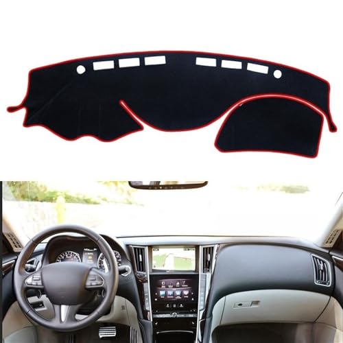 Housse de protection tableau de bord de prestige pour Infiniti Q50 tapis d'ombrage
