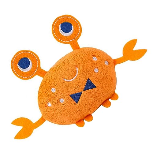 Juguete mordible y sonoro para perros Fydun en forma de cangrejo miniatura 3