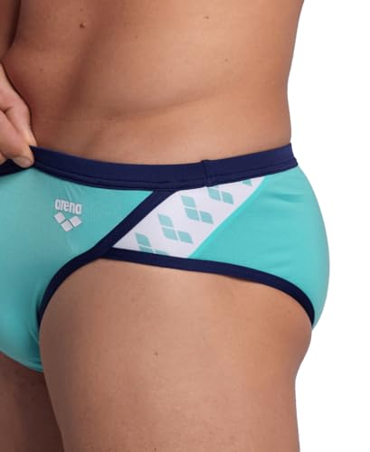 Image of ARENA Men's Icons Solid Swim Briefs Professional Training Swimsuit Sports Trunk