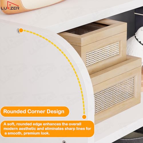 Lukzer 6-Tier White Shoe Rack 100x60x30cm - Image 7