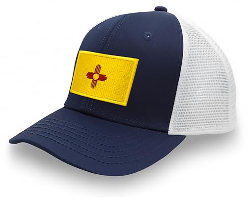 Image of International Tie State Hat for Men and Women, Adjustable Snapback Trucker Baseball Cap with Embroidered Patch