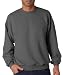 Jerzees mens 8 oz. 50/50 NuBlend Fleece Crew(562)-CHARCOAL GREY-L