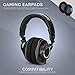 Brainwavz Gaming Earpads Compatible with ATH M50X, Hyper X Cloud, Steelseries Arctis, G Pro X & Many More, with Cooling Gel & Soft Micro Suede for Extra Comfort