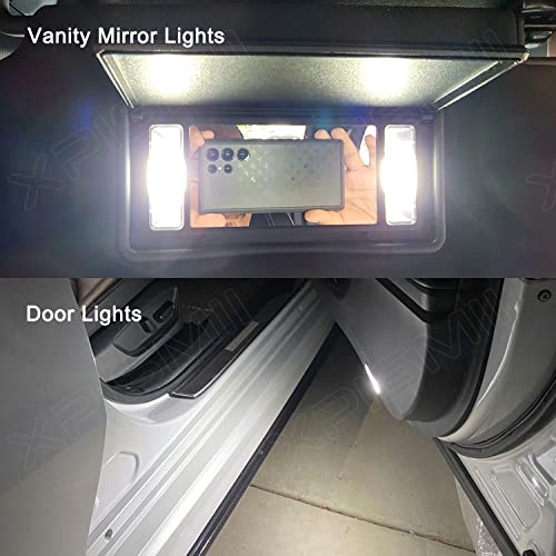 Kit de luces LED interior blanco para Chrysler 300 miniatura 6