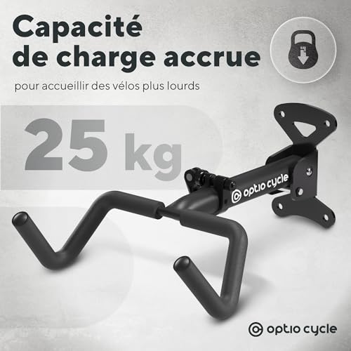 Support vélo garage pliable horizontal 25 kg | Libérez le sol de votre cave - 3