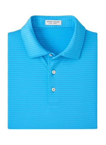 PETER MILLAR Men's Hemlock Performance Jersey Polo, Carribean