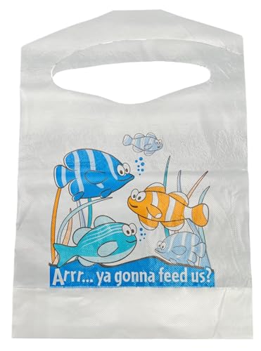 Sandhill Tools Soft Comfortable Plastic Disposable Bibs, Child Crumb Catcher Dining Bibs, Size 10.5