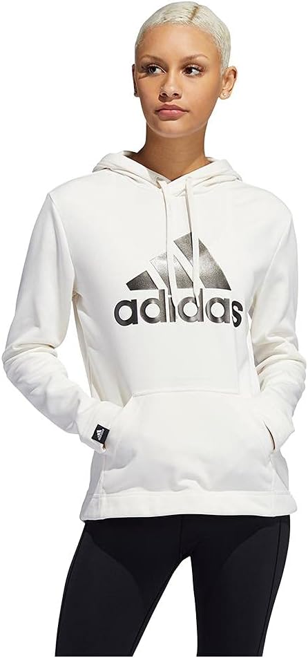 adidas Women's Game and Go Big Logo Hoodie, Victory Blue/Victory Blue - Image 2