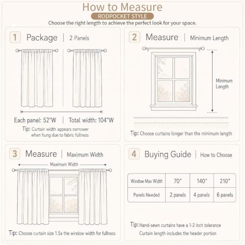 White Sheer Curtains 84 Inches Long for Bedroom, Privacy Sheers, 2 Panels | Window Sheers for Bedroom & Living Room, Non See Through, Pet Friendly, Rod Pocket, Daylight In, Street View Blocked - image 9