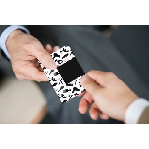Custom Business Cards Personalized Business Cards for Small Business 300gsm Matte Paper Front & Back Sides Printed 3.5" x 2" - Barbershop Template