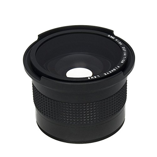Lightdow 52Mm Filter Thread 0.35X Fish Eye Super Wide Angle Fisheye Lens #TOP6