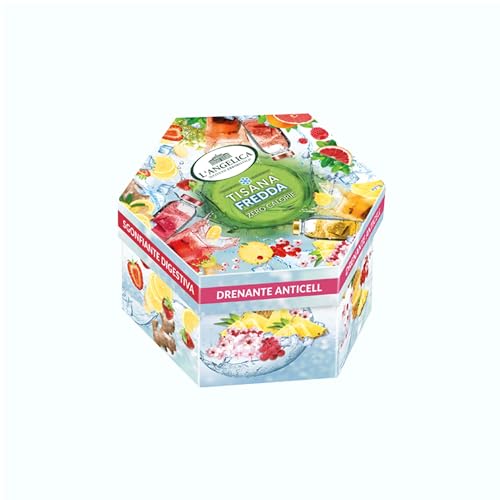 L'Angelica, Cofanetto Tisane Funzionali Fredde Zero Calorie, Idea Regalo, Tisane