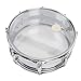 Snare Drum 14.6 X 6in Transparent Beginner Practice Snare Drum with Shoulder Strap for Performance and Practice Alloy Steel Poplar Wood