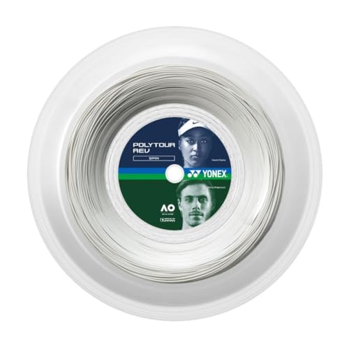 YONEX Polytour Rev Tennissaite Weiß 1,25mm / 16L GA 200m / 656ft