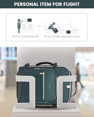 Image of LOVEVOOK 40L Travel Backpack Flight Approved Carry on Backpack,3 Packing Cubes,Waterproof Personal Item Travel Bag,TSA Carry on Luggage Suitcase Travel Essentials,Gifts for Women & Men,fits 17 inch Laptop